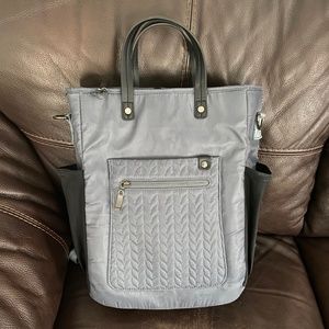 COPY - Silver Sherpani Backpack Purse
